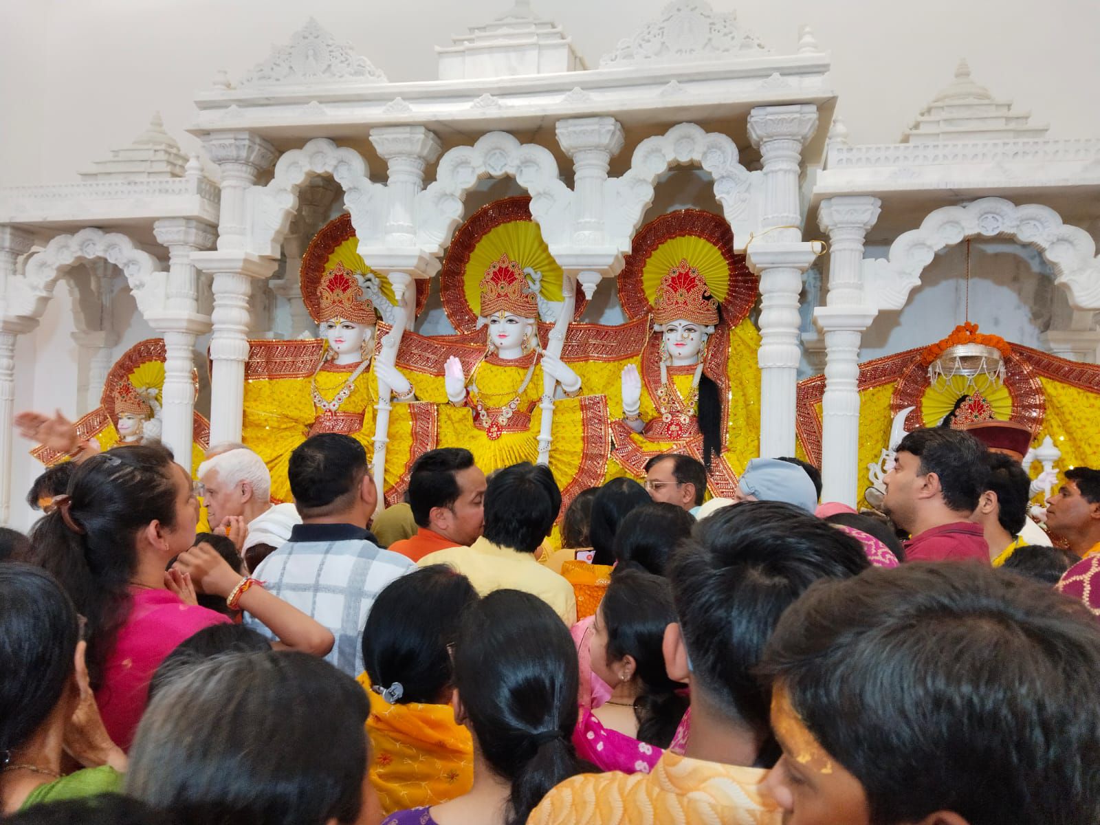 श्री राम दरबार की प्राण प्रतिष्ठा