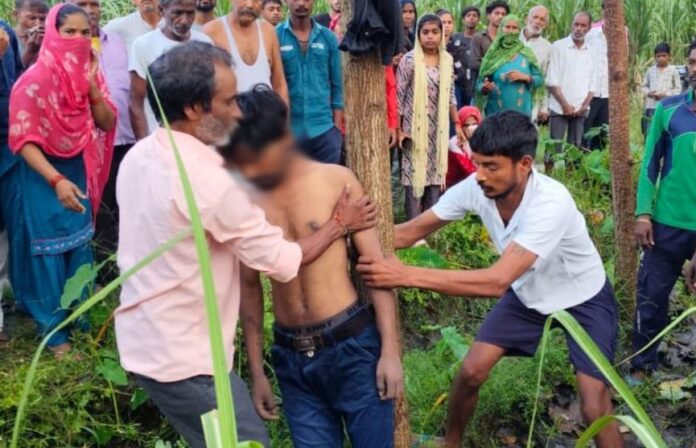 रात को निकला था घर से, सुबह मिला शव पेड़ पर लटका