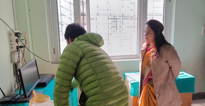 ईवीएम वेयरहाउस का त्रैमासिक निरीक्षण जिलाधिकारी द्वारा पूरा