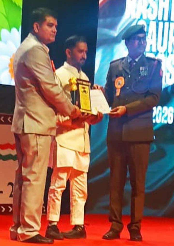 संघर्ष से सम्मान तक: दिव्यांग हिम्मत सिंनग्वाल को राष्ट्रीय गौरव पुरस्कार।