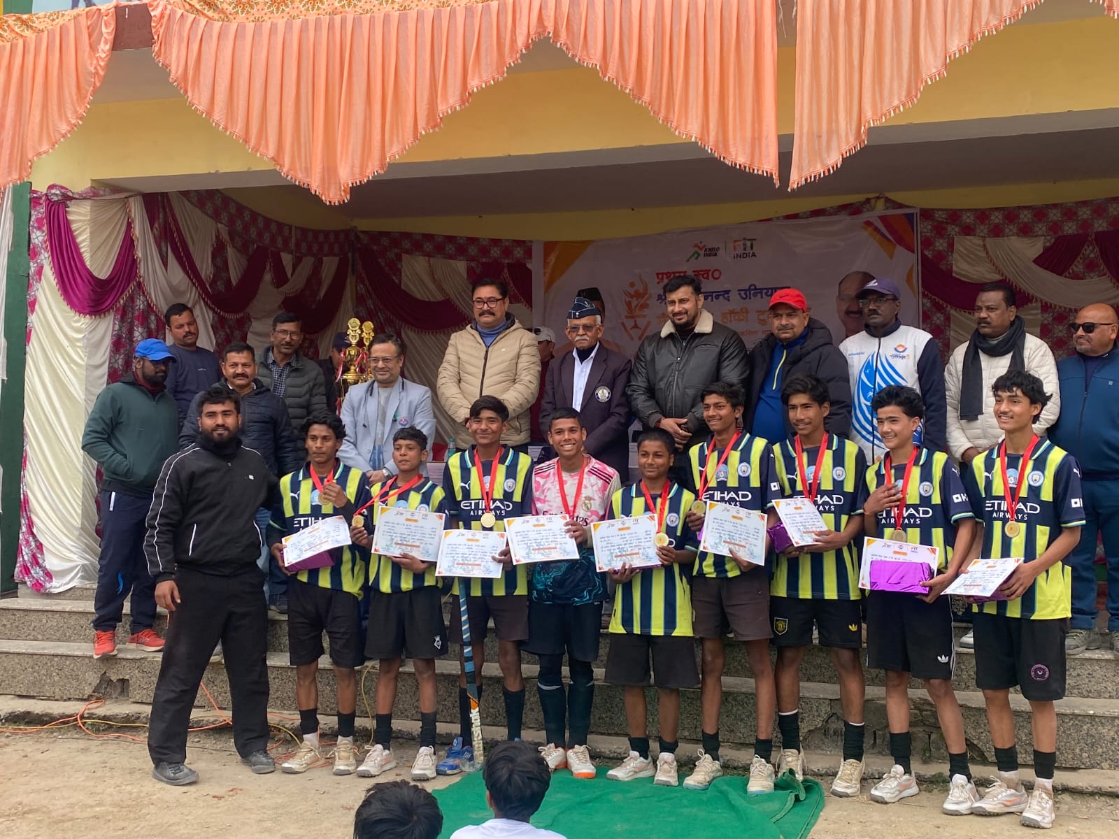 अण्डर-17 बालक वर्ग की हॉकी प्रतियोगिता में पिथौरागढ़ की टीम बनी चैम्पियन