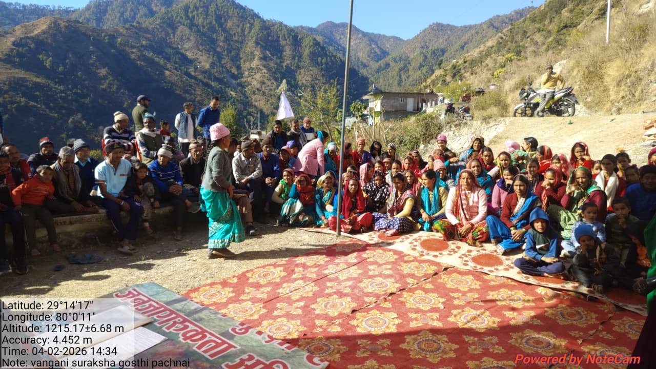 लधियाघाटी के दूरस्थ गांवों में सामुदायिक सहभागिता के साथ वनों के संरक्षण का दिया गया संकल्प