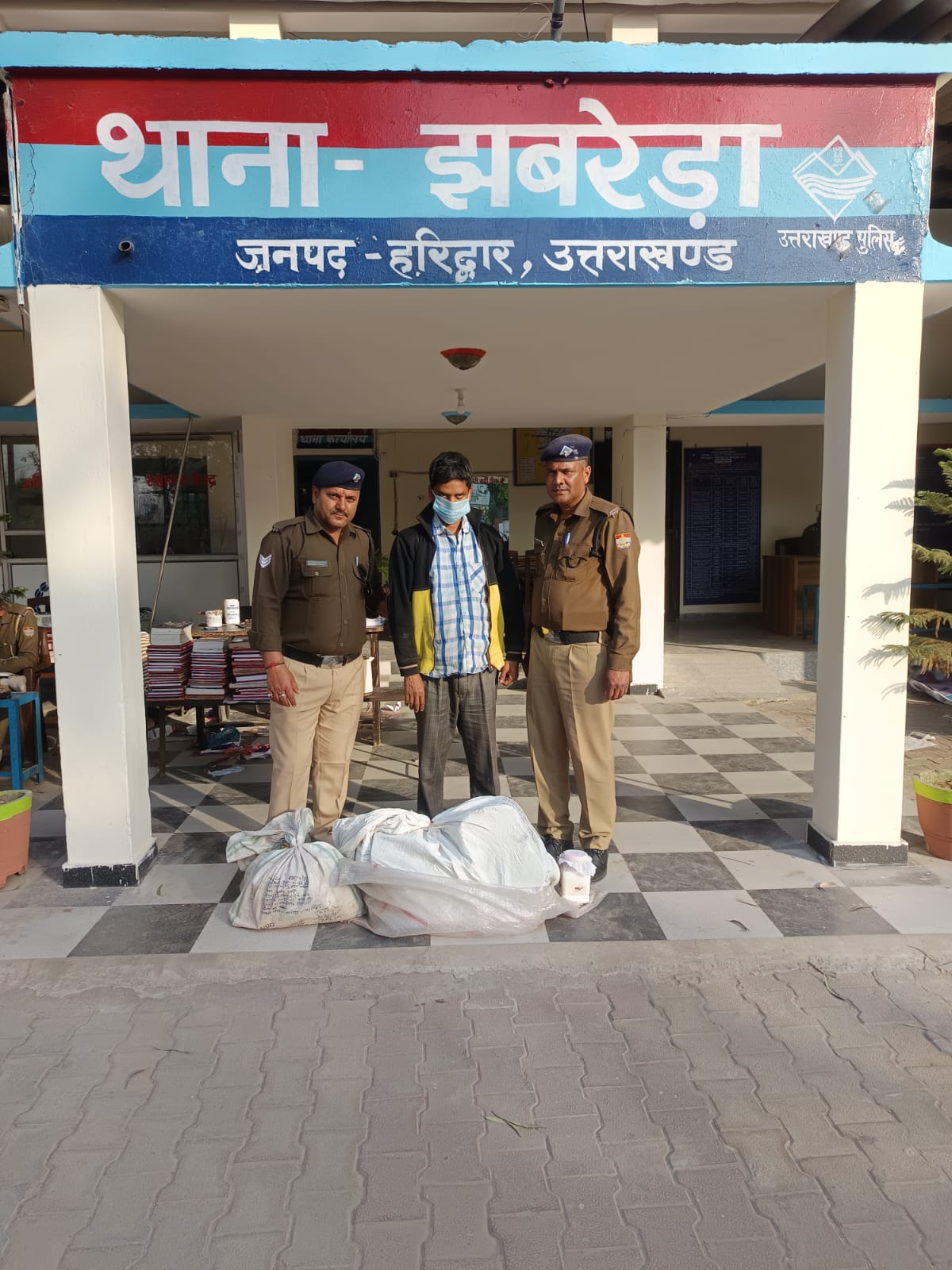 झबरेड़ा पुलिस का गो-तस्करों पर बड़ा प्रहार