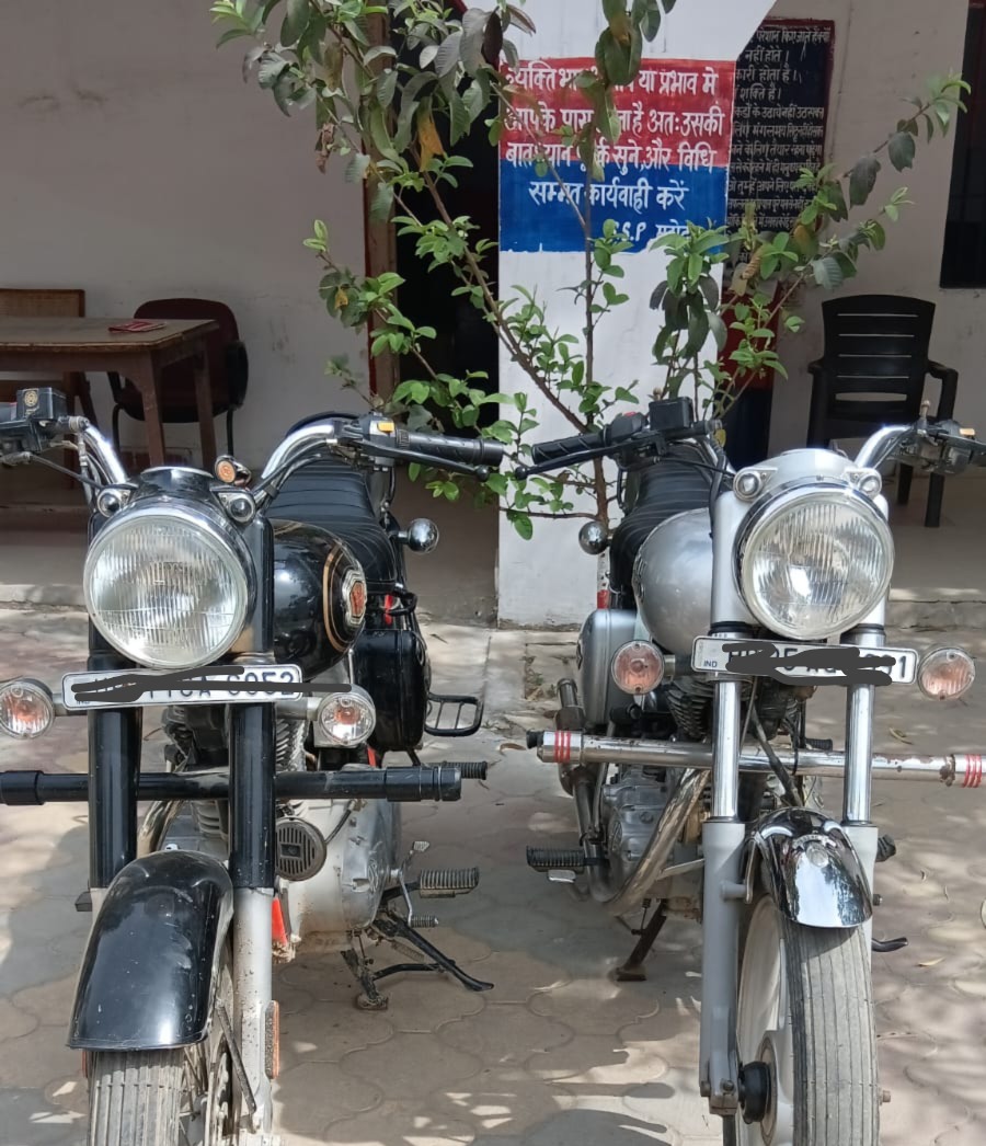 गंगोह पुलिस ने ‘पटाखा’ छोड़ने वाली दो बुलेट को किया सीज़