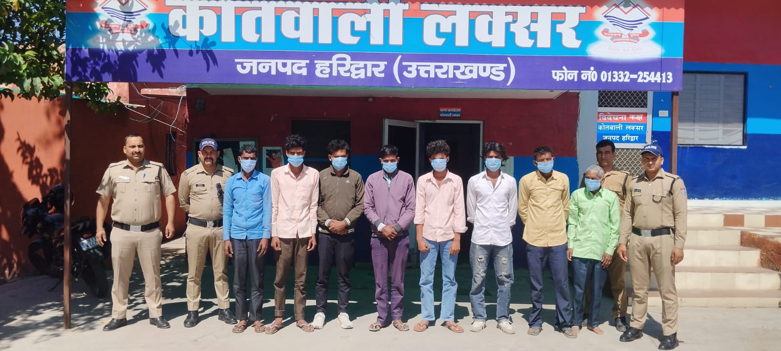 लक्सर पुलिस का ‘ऑपरेशन प्रहार’: एक साथ 08 वारंटी गिरफ्तार