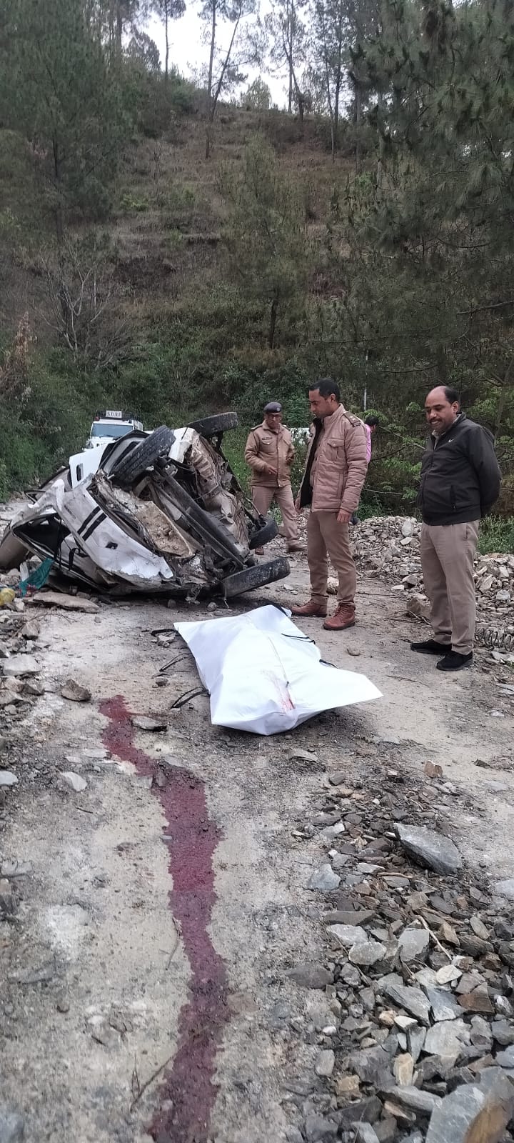 जागर से लौट रहे तीन लोगों की दर्दनाक मौत